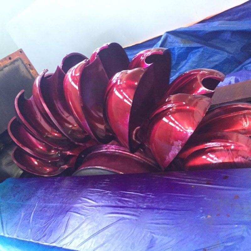 Hydro turbine - Non destructive test of pelton runner